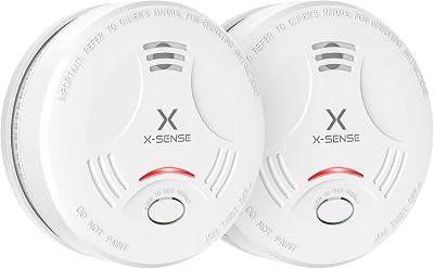 X-Sense Smoke Alarm 10-Year Battery 2 Pack EN 14604 SD11
