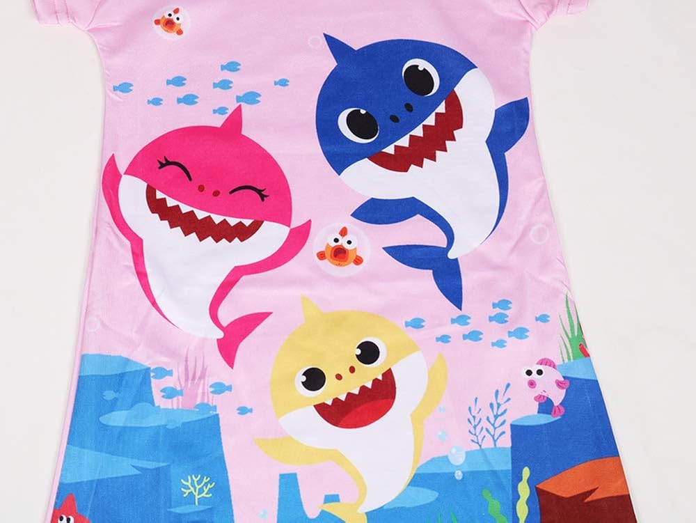 girls shark pajamas