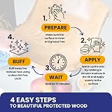 Rhoose Point Remedies Premium Beeswax Wood Polish 100ml UK Made view 2