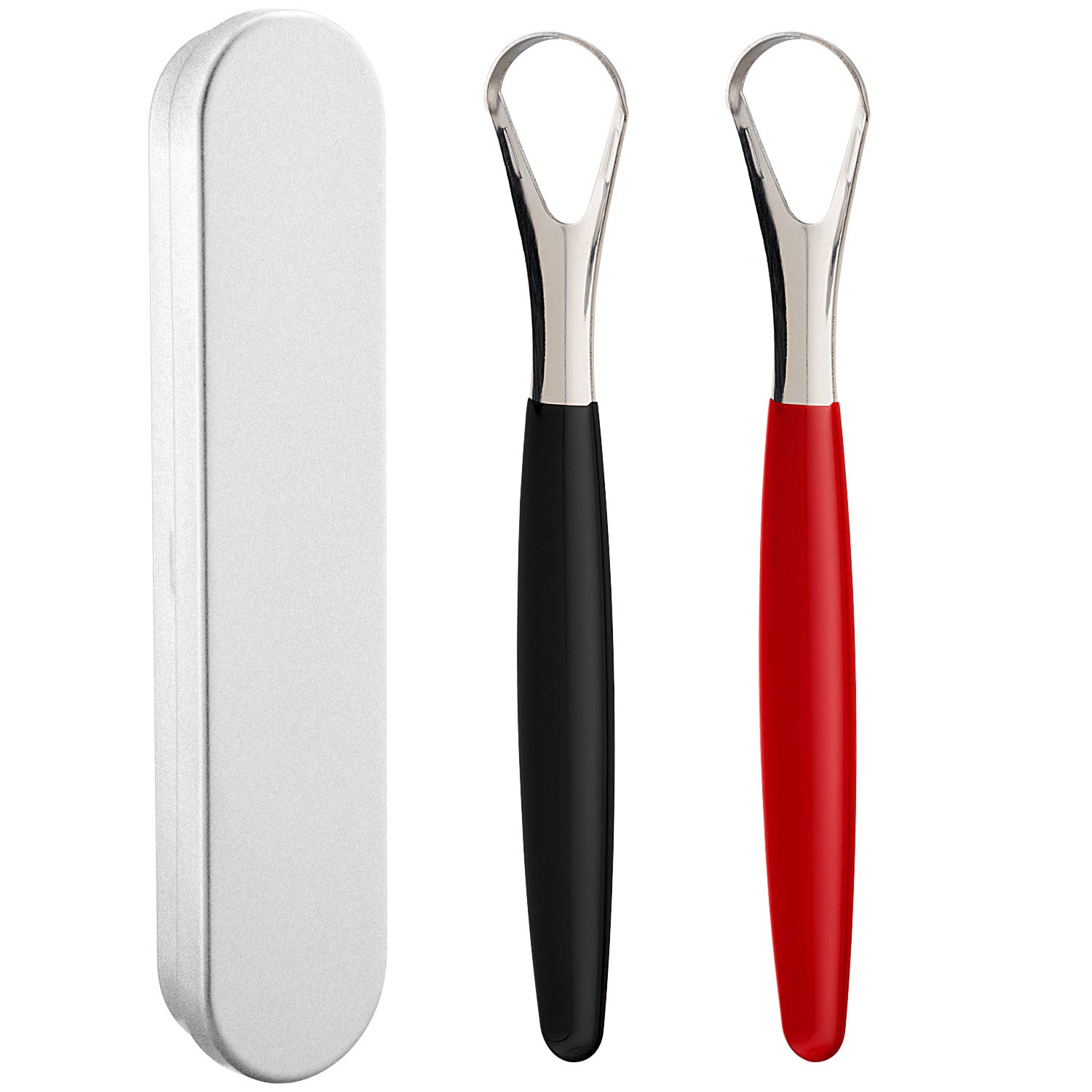 PAGOW Stainless Steel Tongue Scraper Cleaner Fresh Breath Tongue Scrapers Medical