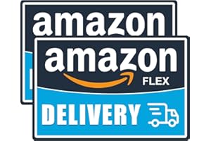 Lusinus flex delivery driver car sign - 2-pack reflective car magnet, weather-resistant delivery driver accessories, 12x8 inch