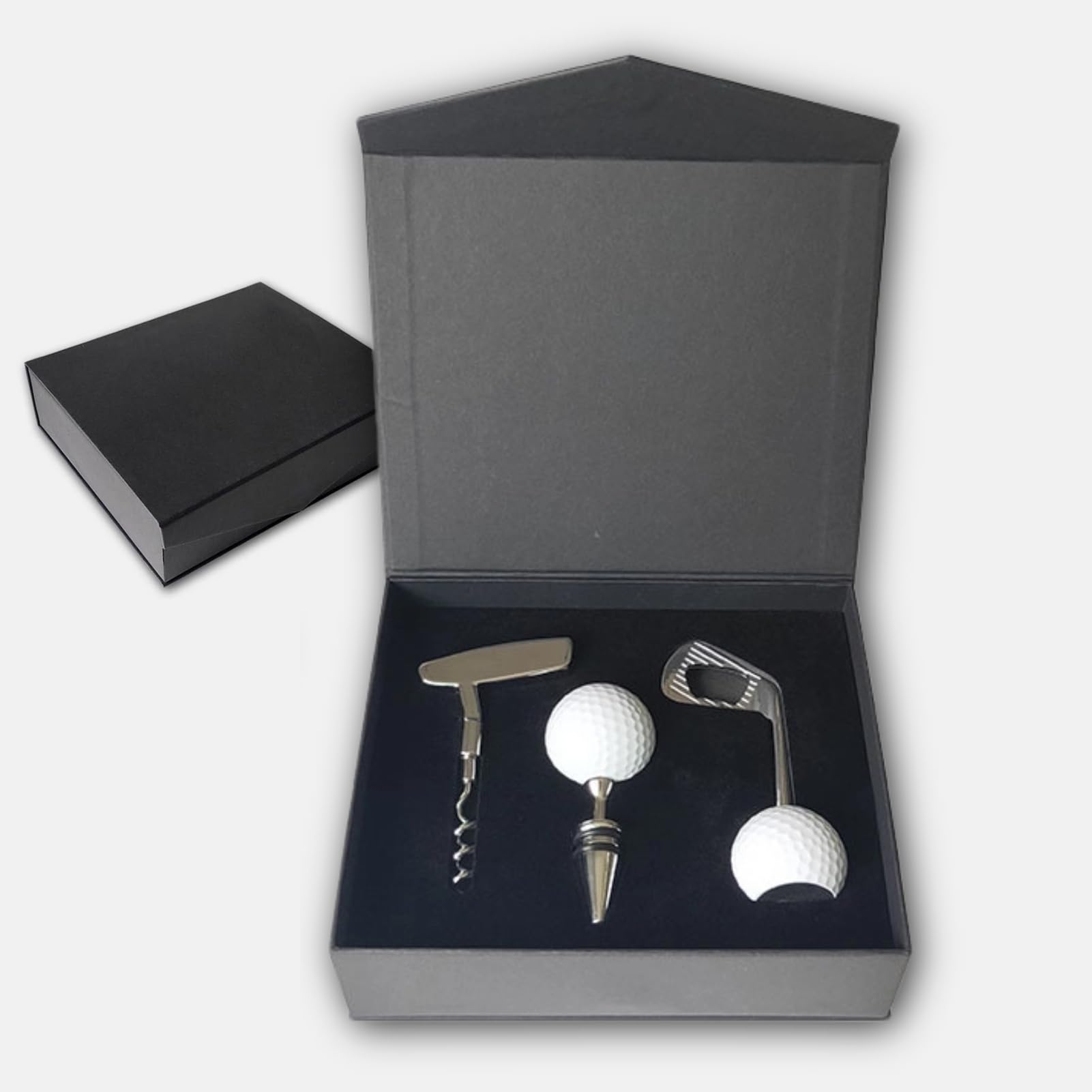 Wine Opener Set, Bottle Opener Golf Shaped Corkscrew Red Wine Beer Bottle Opener Cork Opener Club Bar Kitchen Tool Set Wine Opener Accessories