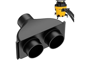 2.5 Inch Dust Collection Y Splitter with Individual Blast Gates – Universal Hose Adapter