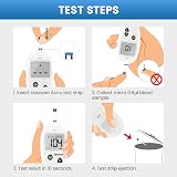 sinocare Safe-Accu Diabetes Test Strips 100 No Code Lancing Devices view 3