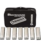 Amazon.com: Hohner Blues Harp 5-Piece Diatonic Harmonica Bundle