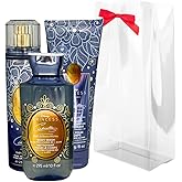 Bath & Body Works PRINCESS COLLECTION CINDERELLA Body Wash, Fine Fragrance Mist & Ultimate Hydration Body Cream 3pc Gift Set with a Red Bow for Holidays – Full Size – Limited Edition
