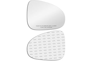 New Replacement Mirror Glass with FULL SIZE ADHESIVE for 2011-2017 VW Volkswagen Touareg Passenger Side View Right RH