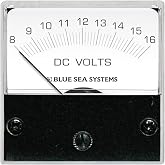 Blue Sea Systems 8028 Voltmeter Micro DC 8-16V 2"