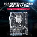 Oikabio B75 12 Card Mining Motherboard G620 CPU Fan Cable 12x USB3.0 LGA1155 view 5