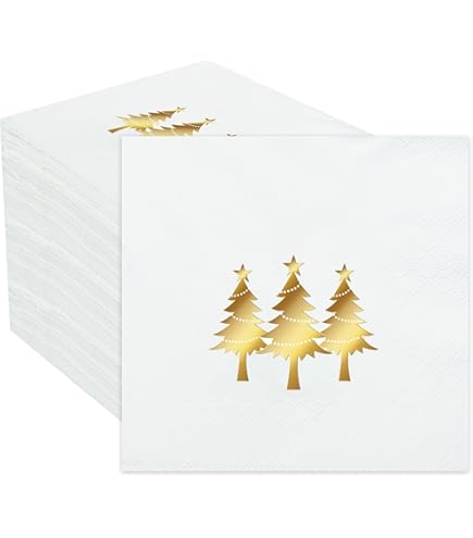 Servilletas De Papel Decorativas Doradas: Para Fiestas, Bodas