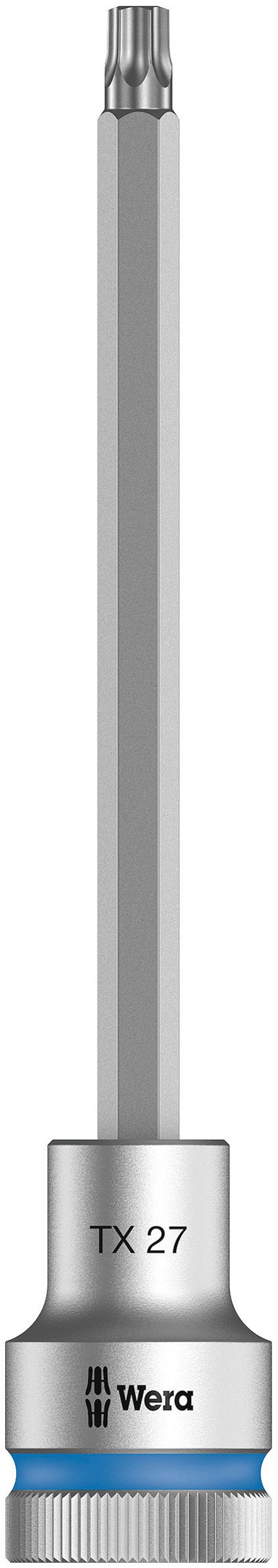 Wera 8767 C HF TORX® Zyklop holding function bit socket, 1/2" drive, TX 27x140mm, 05003852001