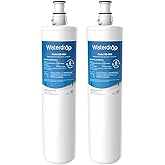 Waterdrop 3US-MAX-F01 Replacement Filter, Replacement for Filtrete® 3US-PF01, 3US-PS01, Maximum 3US-MAX-S01, Aqua-Pure C-Cyst-FF, Manitowoc K-00337, K-00338, NSF/ANSI 42 Certified, Pack of 2