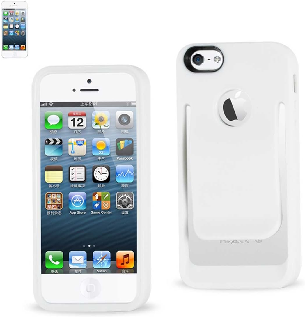 Apple Belt Clip Polymer Case for iPhone 5 - Retail Packaging - White