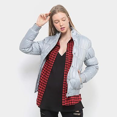 sobretudo puffer feminino