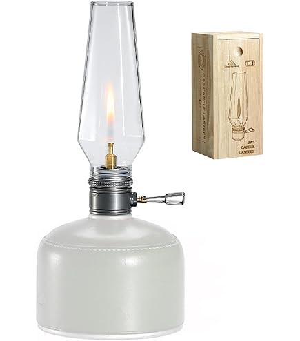 Amazon.com: CAMPINGMOON Gas Candle Lantern w/ EN417 Lindal Valve