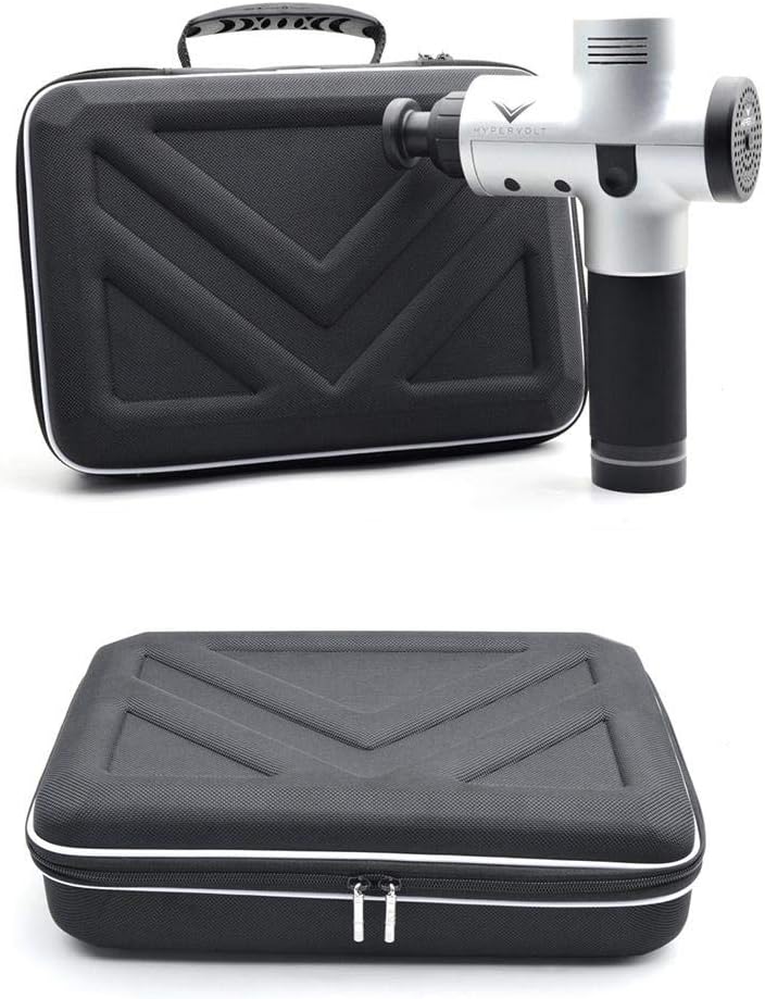 sunronal Packet refined Portable Carry Case for hyperice hypervolt Waterproof Scratch Proof Anti Shock Accessories for hyperice hypervolt (Black)