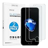 OMOTON iPhone 7 Plus Screen Protector [2 Pack]- [9H Hardness] [Crystal Clear] [Bubble Free] [3D Touch Compatible] Tempered Glass Screen Protector for Apple iPhone 7 Plus
