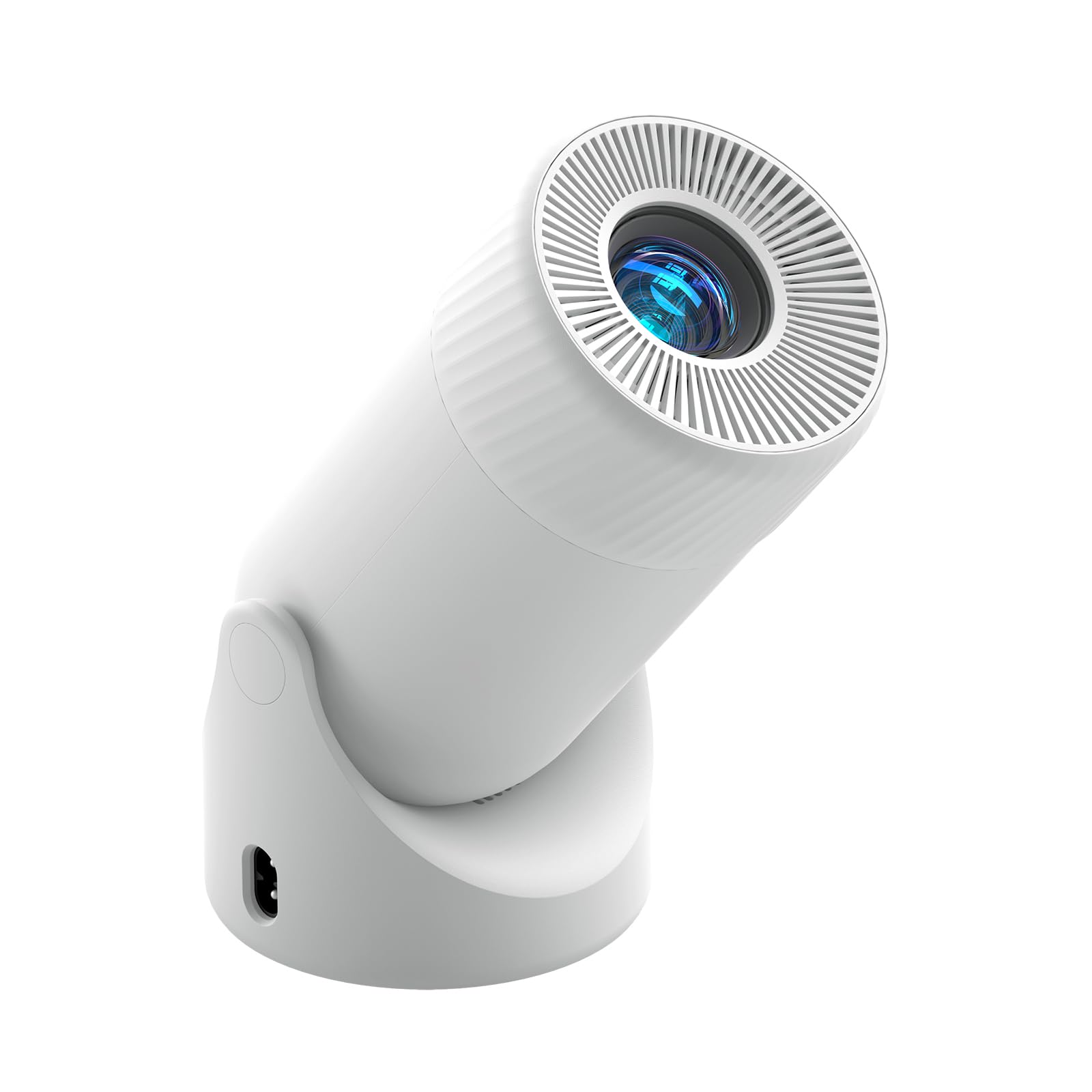 Photo 1 of 500+ Apps Smart Projector with WiFi 6 Bluetooth,4K Support 1080P Portable Projector, 5W Soundbase Speaker, Auto Keystone 180°Rotatable Mini Proyector for Movie Home Outdoor