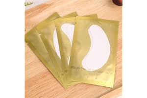 50 Pairs Set，Eye Gel Patches,Under Eye Pads Lint Free Lash Extension Eye Gel Patches for Eyelash Extension Eye Mask Beauty To