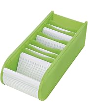 Trieur De Cartes A8 Wedo - Bleu Translucide, 500 Cartes