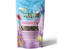 Bird Street Bistro Parrot Tea 3oz - Parakeet & Cockatiel Food Vitamin Substitute - Bird Health Supplies - Bird Food Topper (0.1875 Pound, Halcyon Tea)