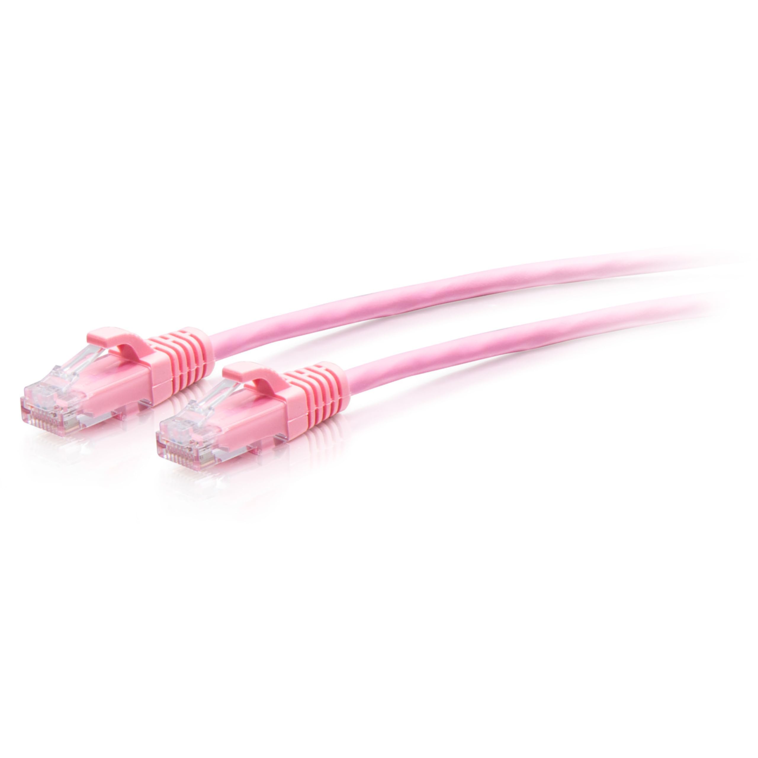 C2G 3M (10Foot) CAT6A Extra Flexible Slim Ethernet Cable, Ideal for use with Router, Modem, Internet,Wifi boxes, Xbox, PS5, Smart TV, SKY Q, IP Camera. Delivering Ultra Fast Internet Speeds. PINK