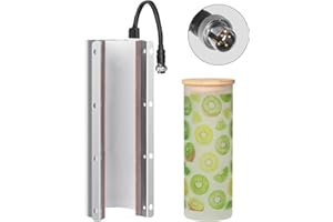 EENOUR 20oz Tumbler Heat Press Attachment 110V - Glass Mug Sublimation Heating Transfer Machine Accesaries Only for K-Type Thermocouple Temperature Sensing Wire Tumbler Heat Press Machine (Male Plug)