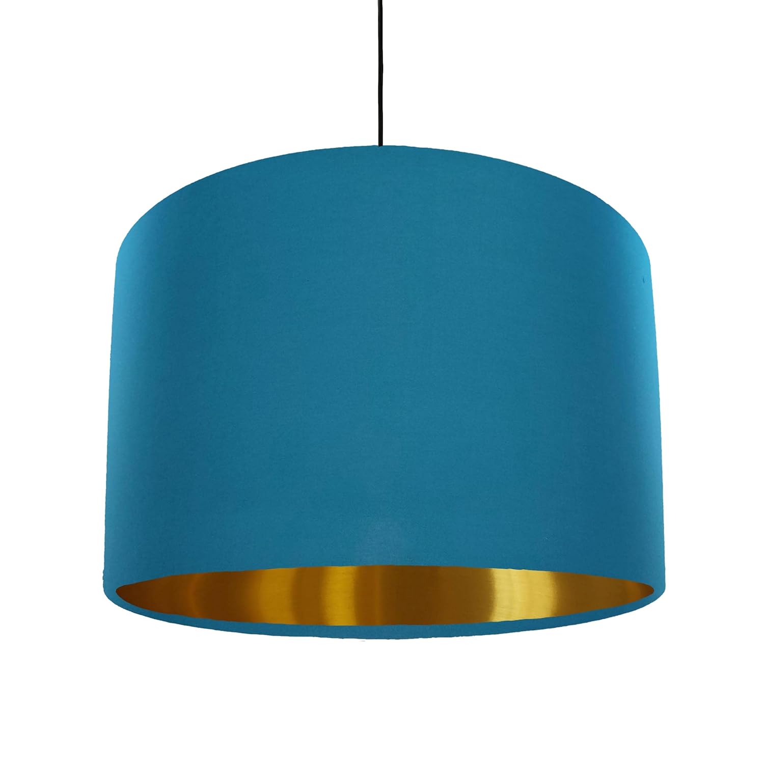 Teal Blue and Gold Lamp Shade Amazon.co.uk Lighting