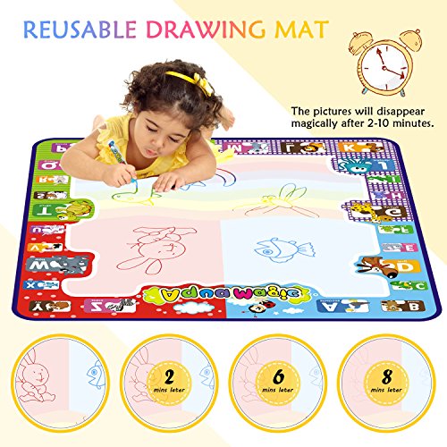 image for KIZZYEA Aqua Magic Mat,Aqua Doodle Mat for Kids/Toddlers Drawing Paint