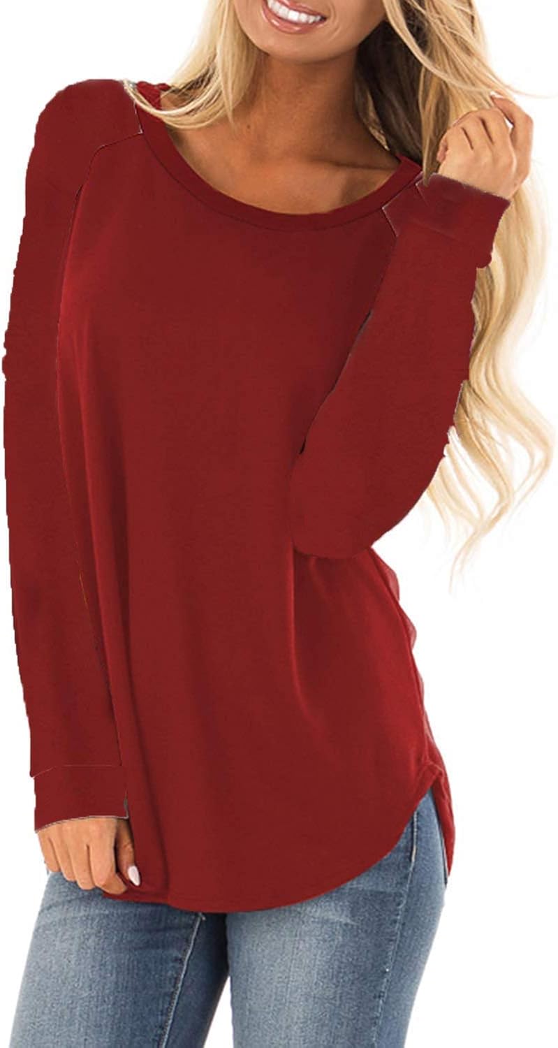 casual long sleeve tops for ladies