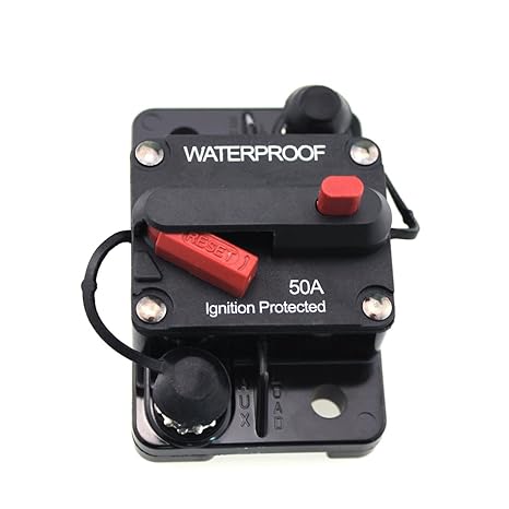 Iztoss 50 Amp Circuit Breaker With Manual Reset