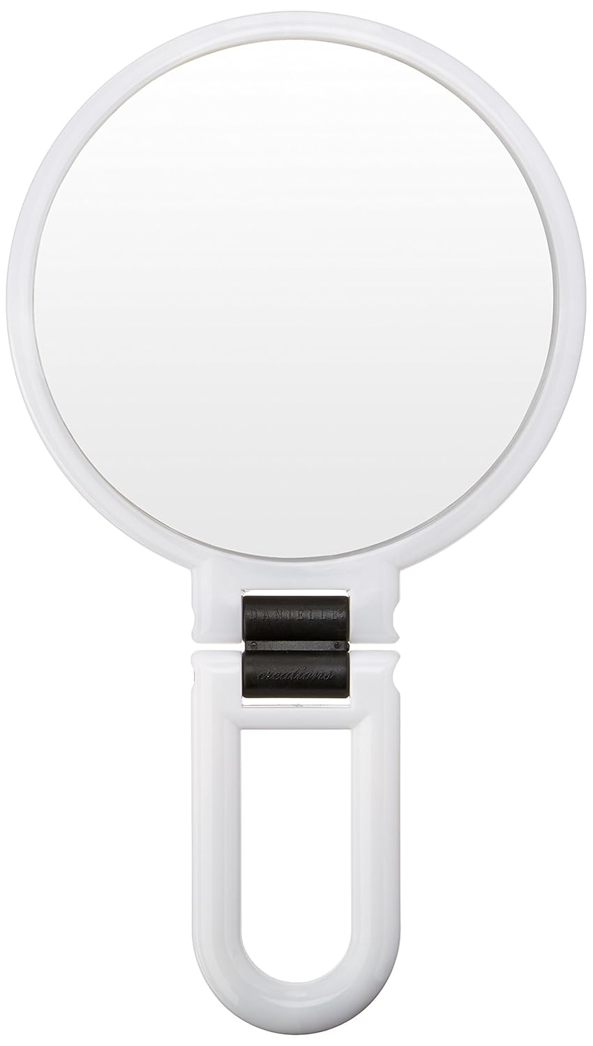14cm Swirl Hand Held Mirror x 10 mag/true image, Alabaster Amazon.co