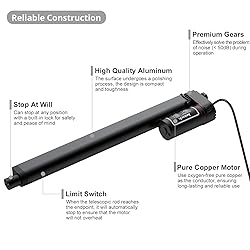 Justech 12V Heavy-Duty Linear Actuator 225
