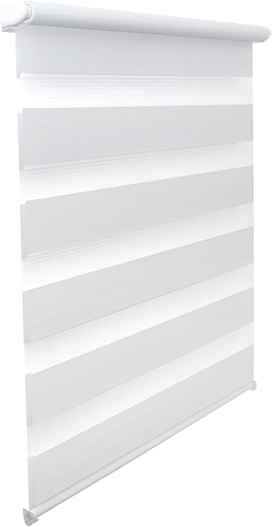 Garduna Duo Doppel Rollo Smartfix Klemmfix Ohne Bohren Weiss 45 60 70 80 90 100 Cm Breit Sichtschutz Lichtdurchlassig Amazon De Kuche Haushalt Rollo 45 Cm Breit