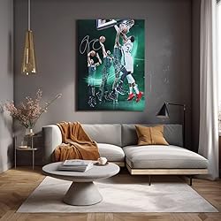 Basketball Superstar Jayson Tatum Signed Poster For