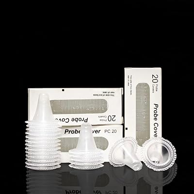 500pcs-Probe Covers Thermometer Ear Thermometer Refill Caps/Lens Filters for All Braun Thermometer Models and Other Types of Digital Thermometers Disposable