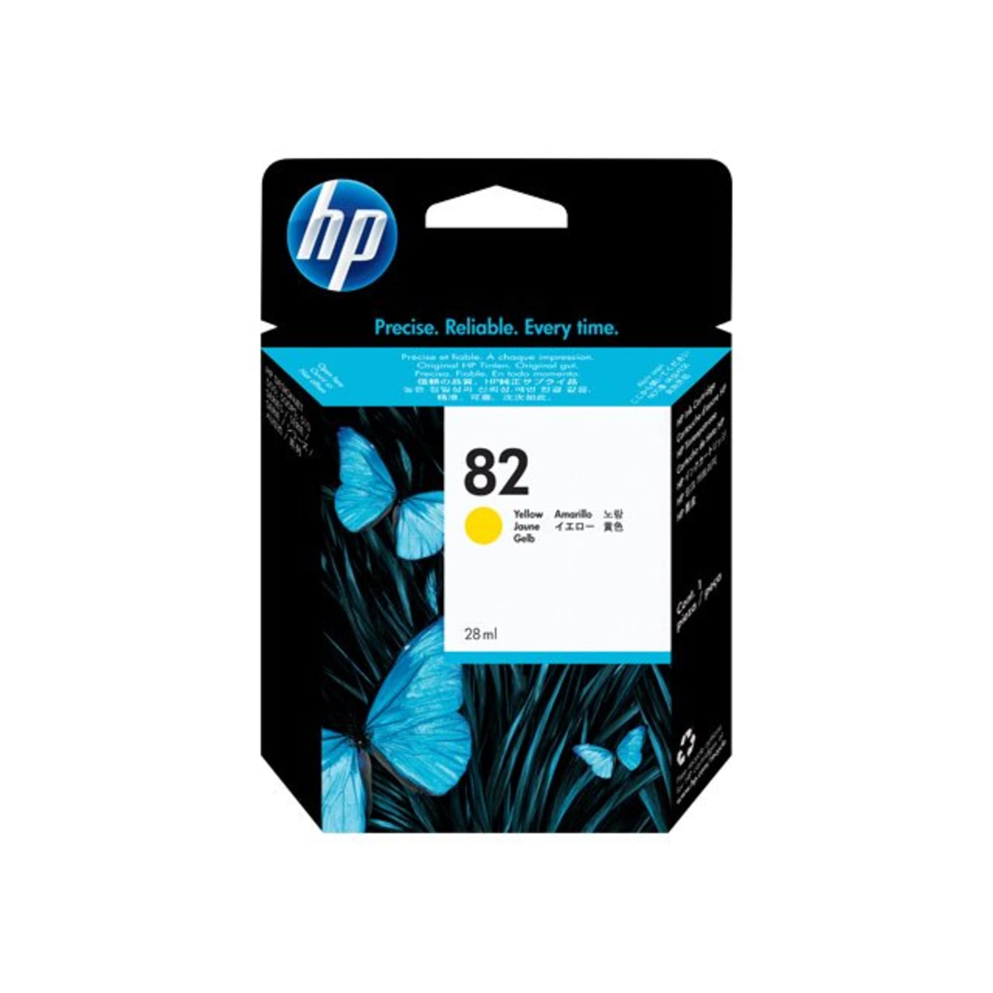 HP Original 82 Yellow Ink Cartridge (69 ml)