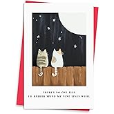 xiangqiankan Cute Anniversary Card for Women Men, Romantic Wedding Anniversary & Birthday Card Gifts for Boyfriend Girlfriend, Funny Valentine Gifts Card for Husband Wife Couple