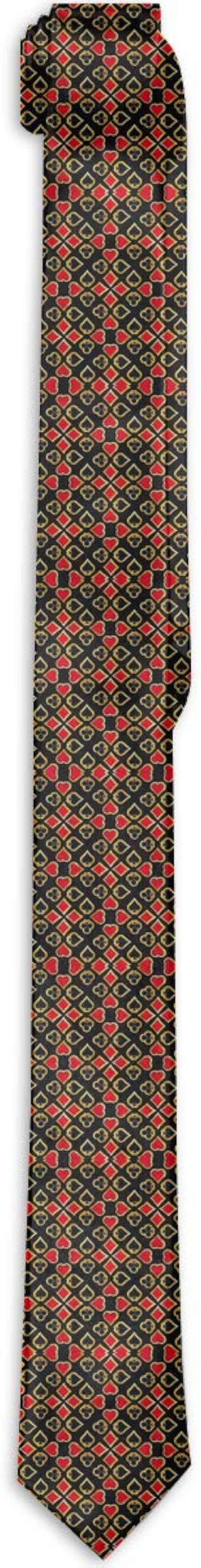 Amazon トランプゲームのポーカー 洗える ネクタイ セット 結婚式 ネクタイ チーフ セット 花柄 ペイズリー柄 ビジネス パーティー 二次会 披露宴 プレゼント 幅8cmのスリムな狭いネクタイ ネクタイ 通販