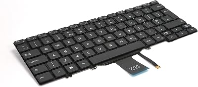 Dell Latitude 5300 2-in-1 7300 UK QWERTY Backlit Keyboard 92V8V
