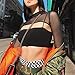 Mesh See Through Sexy Tank Top for Women UV Long Sleeve Vest Fishnet Blouse Sun Black