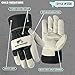 Wells Lamont Men's Heavy Duty Leather Palm Winter Work Gloves with Safety Cuff | Large (5130L)