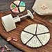 Cookie Press Cookie Stamp Cake Cutter Moon Cake Mold with 5 Stamps - Mid Autumn Festival DIY Mooncake Decoration 50g