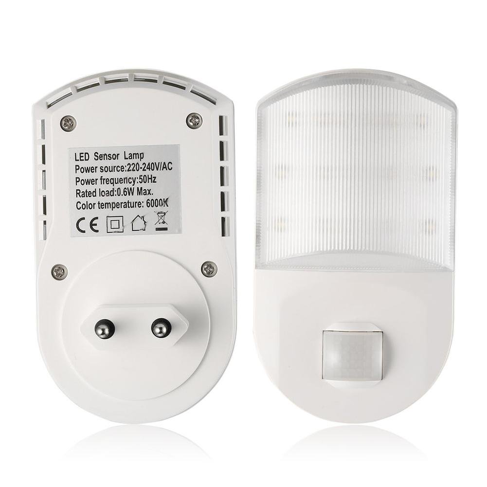 9 Luz nocturna LED con detector de movimiento para uso interior Dormitorio, Cocina, armario, escaleras