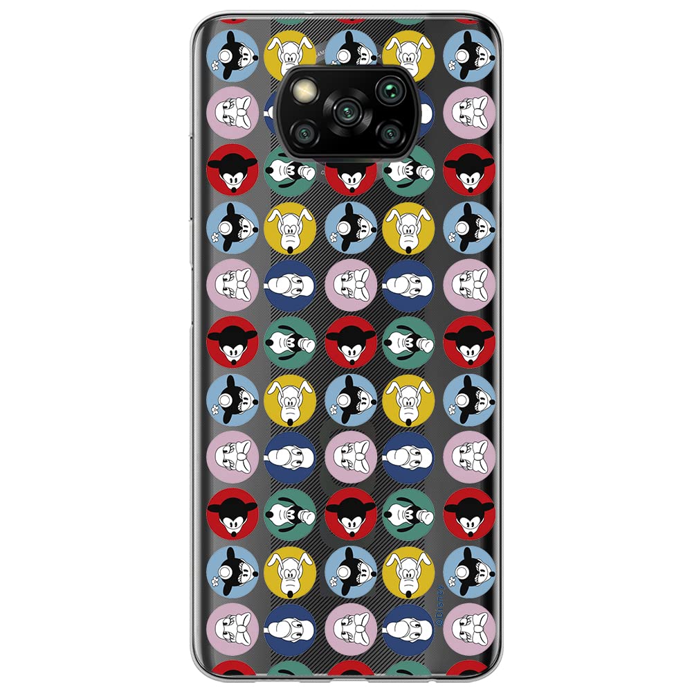ERT GROUP mobile phone case for Xiaomi POCOPHONE X3 original and officially Licensed Disney pattern Mickey & Friends 002 optimally adapted to the shape of the mobile phone, partially transparent
