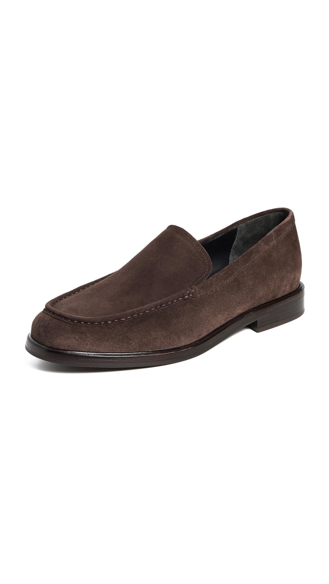 Vince Men’s Rafael Suede Loafers, Cocoa Brown, 9.5 Medium US