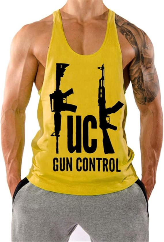 YeeHoo Camisetas de Gym Sin Manga Muscle Tank Tops de Tirantes ...