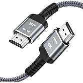 Highwings Long HDMI Cable 25FT 4K HDR High Speed HDMI 2.0 Cables | 18Gbps 2.0 Braided HDMI Cord, 4K HDR, HDR10, HDCP 2.2, ARC, Compatible with Roku TV/HDTV/PS5/Blu-ray