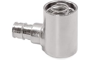 Aquor 1/2 inch PEX F1960 Expansion 90 Degree Elbow Stainless Steel Inlet, Pipe Fitting Accessory, Installation Part for Aquor