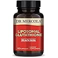 Dr. Mercola Liposomal Glutathione, 30 Servings (60 Capsules), 350 mg Per Serving, Dietary Supplement, Supports Energy Production, Non-GMO